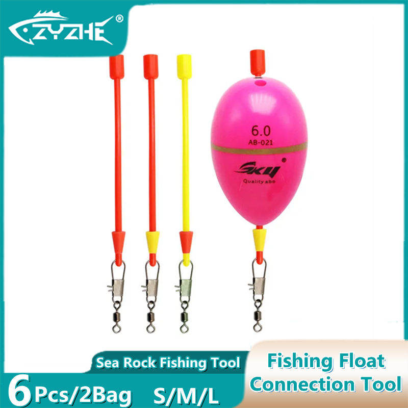 Saltwater Line - ZYZHE 6 pièces/2 sacs Outil de
