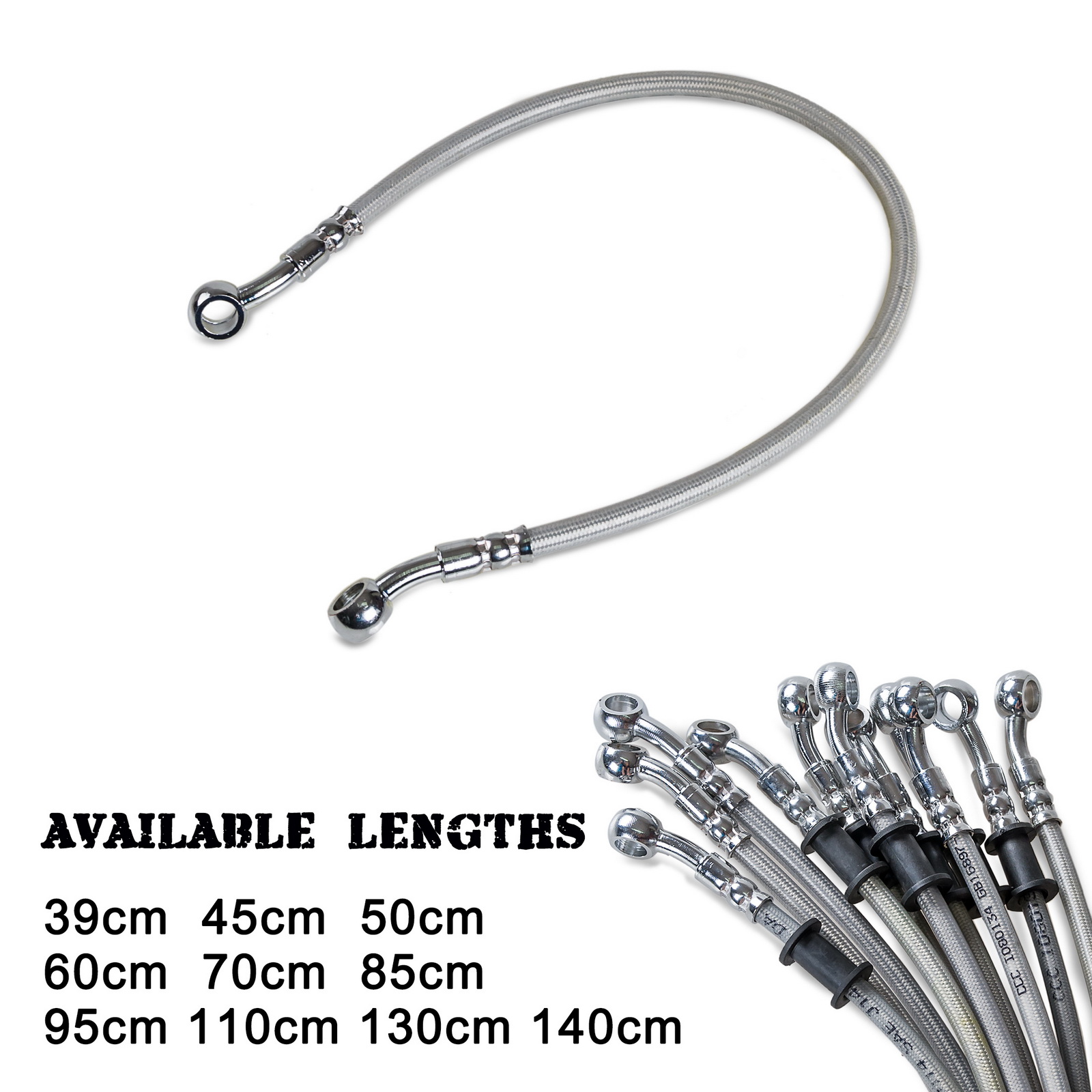 Braided Line - Tuyau d'huile de frein pour moto,