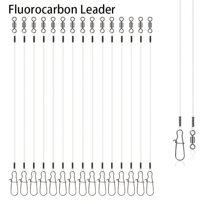 Leader Line - 15 fils de pêche en fluorocarbone