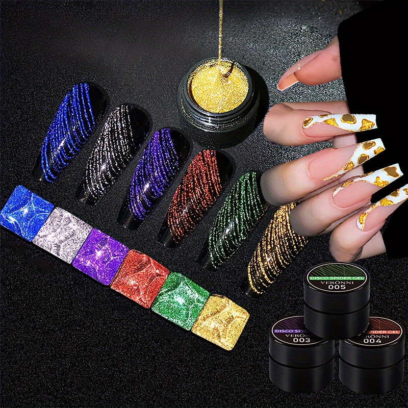 Copolymer Line - Gel araignée 6 couleurs, nouveau Gel