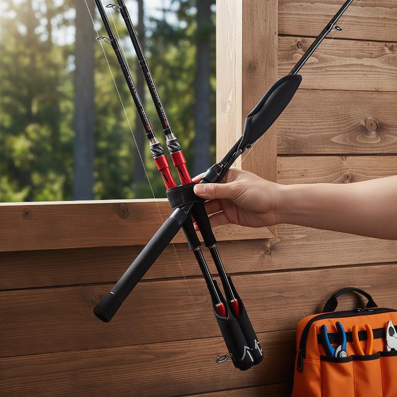 Fishing Line Spooler - Sangle de transport réglable pour canne