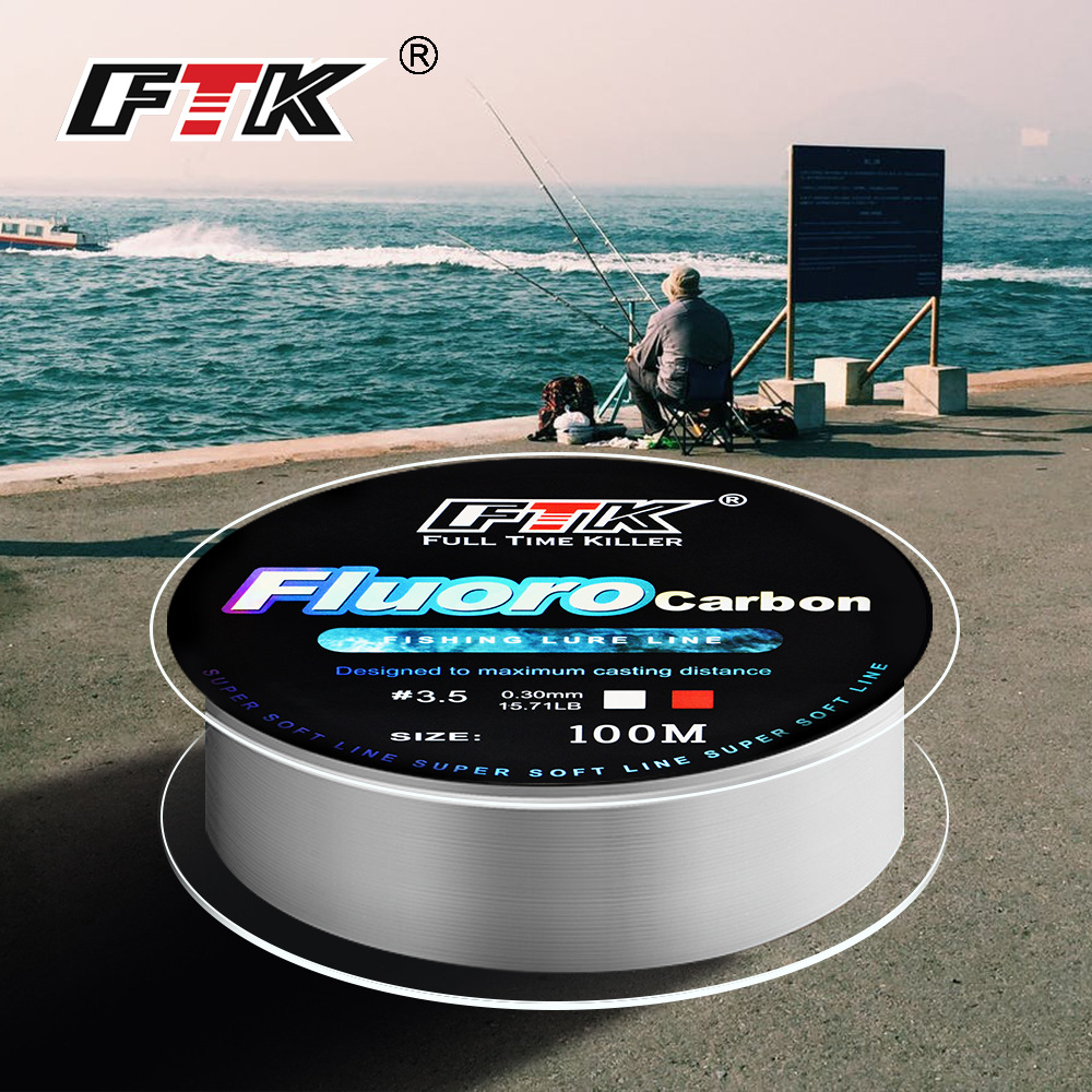 Fluorocarbon Line - Ligne de pêche à revêtement fluorocarbone