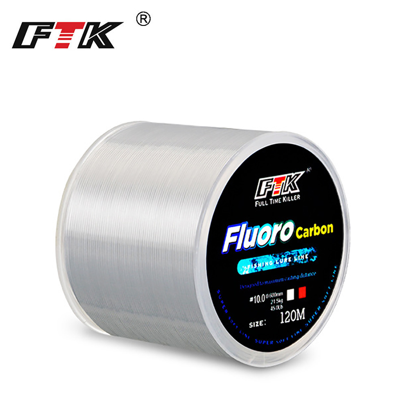 Fluorocarbon Line - FTK 120m ligne de pêche 0.2mm-0.6mm