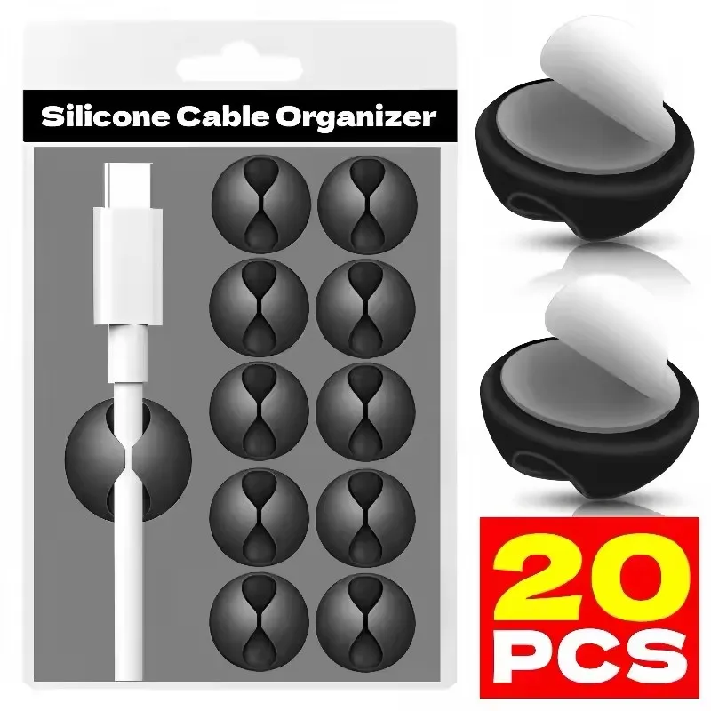 Tippet Line - Attaches-câbles, support de cordon de téléphone,
