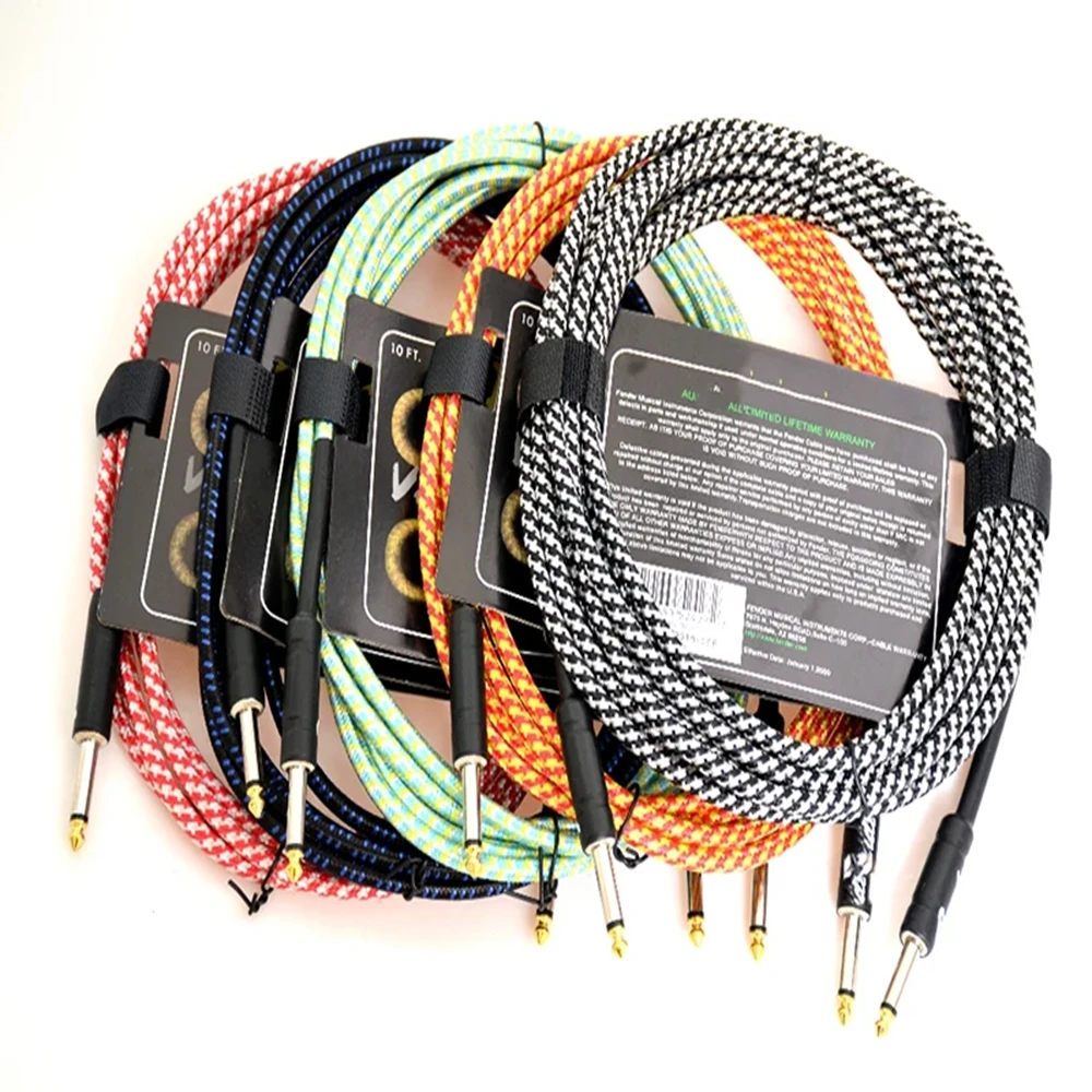 Braided Line - Câble de guitare, câble audio pour