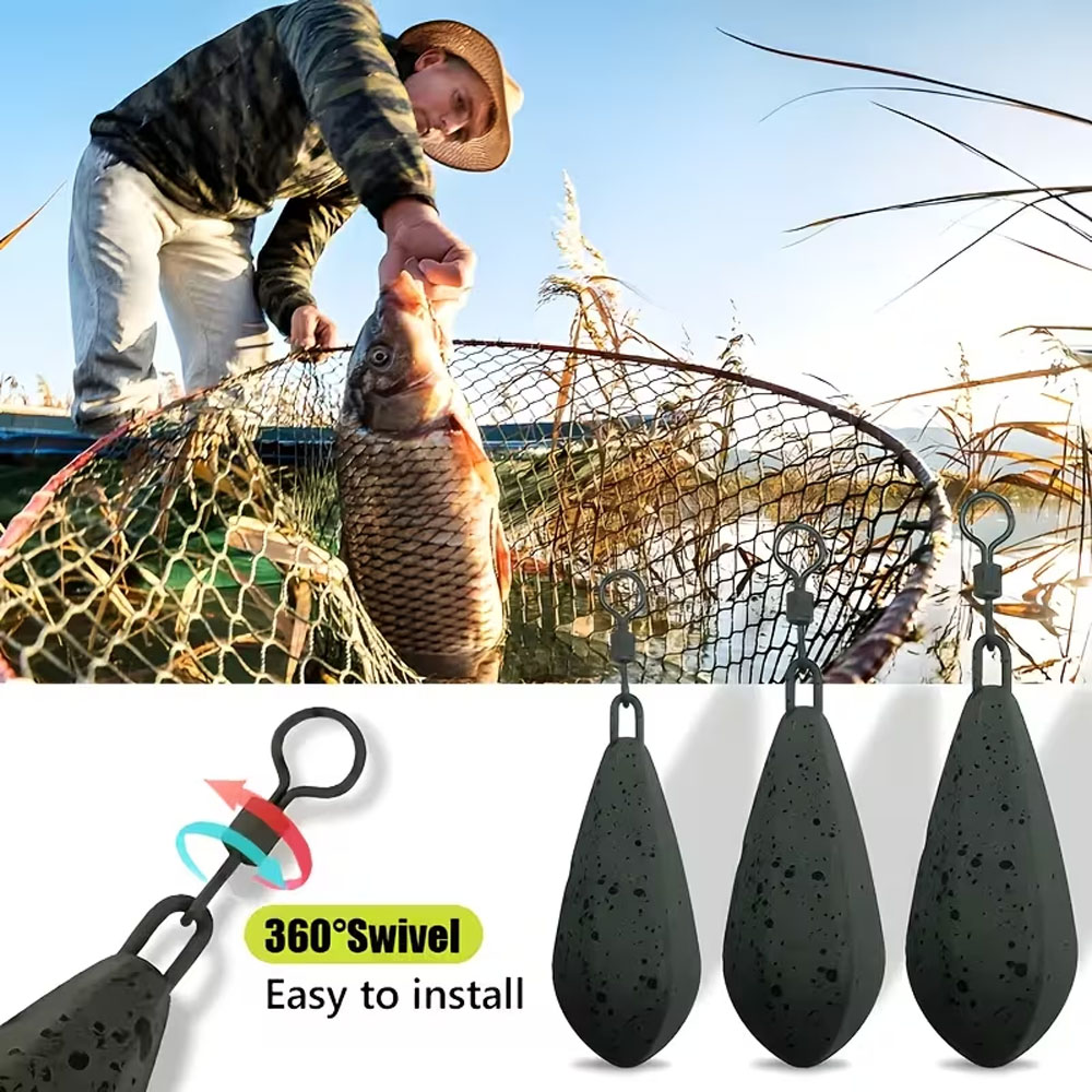 Paquet de 4 plombs de pêche à  - Freshwater Line avis et prix