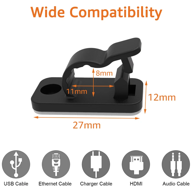 Clips de rangement de câbles,  - Tippet Line avis et prix