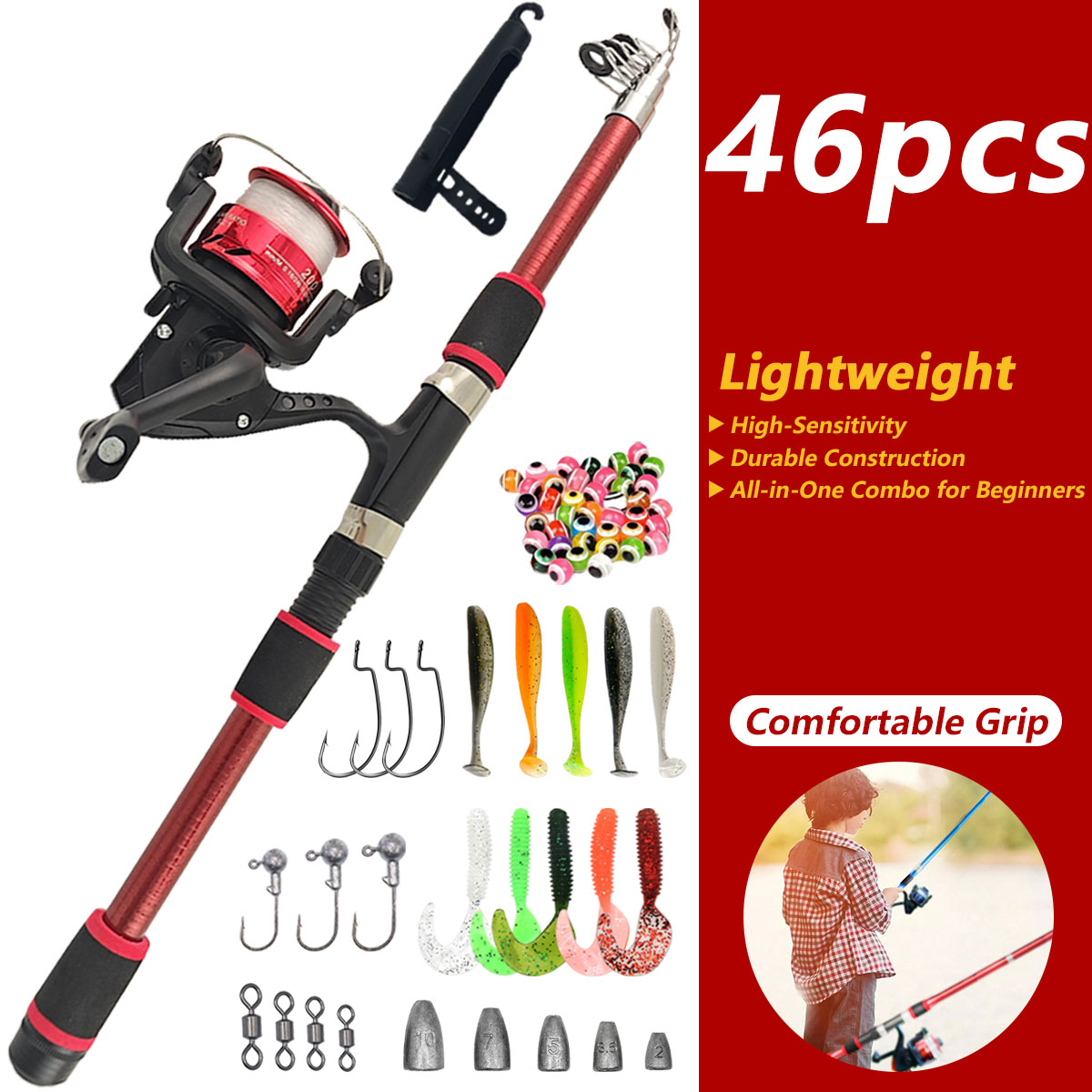 Ensemble de canne à pêche téle - Freshwater Line avis et prix