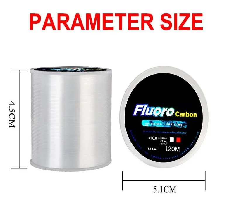 Ligne de pêche 120M 0.20mm-0.6 - Fluorocarbon Line avis et prix